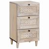 vidaXL Buffet com gaveta Branco 33.5 x 40 x 75 cm