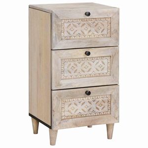 vidaXL Buffet com gaveta Branco 33.5 x 40 x 75 cm