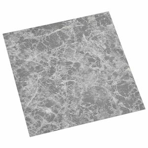 vidaXL Pranchas de Piso Autoadesivo Cinza e Branco 30,5 x 30,5 cm