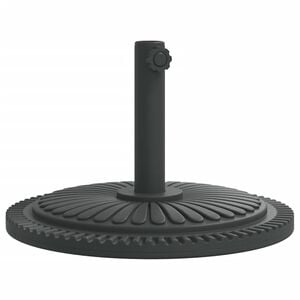 vidaXL Base de guarda-sol para postes de &Oslash;38/48 mm 12 kg redondo