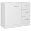 vidaXL Arm&aacute;rio de lavat&oacute;rio 63x30x54 cm derivados de madeira branco