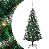 vidaXL &Aacute;rvore de Natal Artificial Pr&eacute;-iluminada Verde 150 cm
