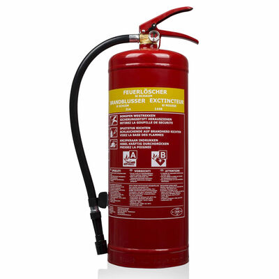 Smartwares Extintor de incêndio SB6 espuma 6 L classe AB aço 10.015.05