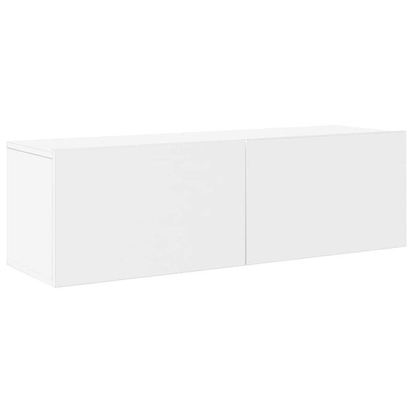 vidaXL 6 pcs conjunto de m&oacute;veis de TV derivados de madeira branco