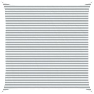 vidaXL Vela de sombra solar Cinza Claro e Branco 5 x 5 m