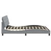 vidaXL Estrutura de cama sem colch&atilde;o 160x200 cm tecido cinzento-claro