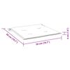 vidaXL Almofad&otilde;es p/ cadeira 2pcs 50x50x4cm tecido rosa