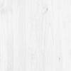 vidaXL Hutch ASKIM Branco 91 x 30 x 104 cm Madeira de pinho maciça