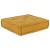 vidaXL Unidade de sof&aacute; modular 70x70x36 cm tecido amarelo