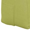 vidaXL Travesseiro para Costas Verde Claro 180 x 24 x 50 cm tecido