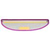 vidaXL Tapetes de escada 30 pe&ccedil;as 65x21x4 cm violeta meio redondo grande