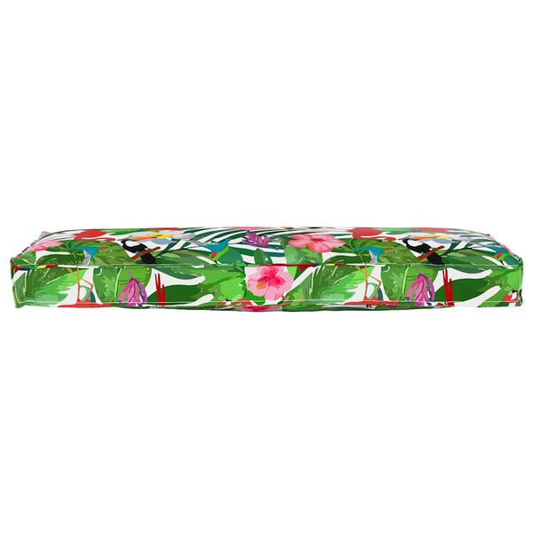 vidaXL Almofada Floral Multicolor 120 x 40 x 8 cm Tecido Oxford