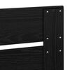 vidaXL Estrutura da Cama Preto 90 x 190 cm Madeira de Pinheiro S&oacute;lida