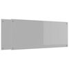 vidaXL Painel de cozinha 2 pcs Cinzento-claro 120 x 50 cm