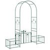 vidaXL Arco de Jardim com bloqueio Verde 203 x 50 x 218 cm