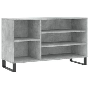 vidaXL Sapateira 102x36x60 cm derivados de madeira cinzento cimento