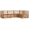 vidaXL Conjunto de Sof&aacute;s para Exterior 4 pcs Natural