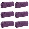vidaXL Cobertores de Sof&aacute; 6 pcs Roxo 270 x 240 cm L&atilde;