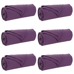 vidaXL Cobertores de Sof&aacute; 6 unid. Roxo 270 x 240 cm 5.44 kg L&atilde;