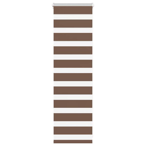 vidaXL Cortina de zebra 45x100 cm largura do tecido 40,9 cm poli&eacute;ster