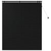 vidaXL Cortina Veneziana Preto 135 x 160 cm 35 mm