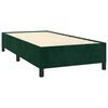 vidaXL Estrutura de cama sem colch&atilde;o 80x200 cm veludo verde-escuro