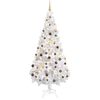 vidaXL &Aacute;rvore de Natal artificial pr&eacute;-iluminada + bolas 620 ramos
