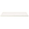 vidaXL Tampo de mesa retangular 110x60x2,5 cm pinho maci&ccedil;o branco