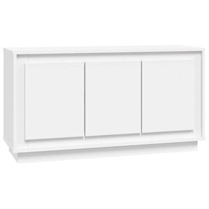 vidaXL Aparador 102x35x55 cm derivados de madeira branco
