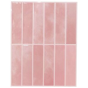 vidaXL Azulejo Retangular 10 pcs Rosa 29 x 23 x 0,08 cm
