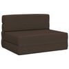vidaXL Sof&aacute;-Cama Dobr&aacute;vel Cinzento-acastanhado 190 x 100 x 15 cm