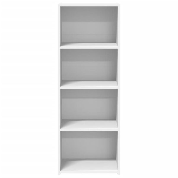 vidaXL Arm&aacute;rio alto 45x41x124 cm derivados de madeira branco