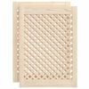 vidaXL Portas de arm&aacute;rio design treli&ccedil;a 2 pcs 49,5x69 cm pinho maci&ccedil;o