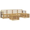 vidaXL Conjunto de Sof&aacute;s para Exterior 6 unid. Branco