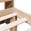 vidaXL Cama com estante sem colch&atilde;o 90x190 cm pinho maci&ccedil;o