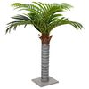 vidaXL Palmeira artificial 6 folhas 100 cm verde