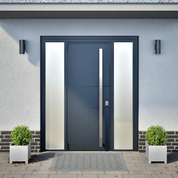 vidaXL Vaso/floreira de jardim 2 pcs 30x30x30 cm a&ccedil;o galvanizado