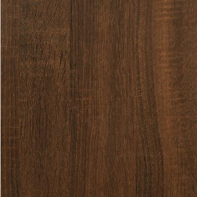 vidaXL Mesa cabeceira 40x35x70 cm derivados madeira carvalho castanho