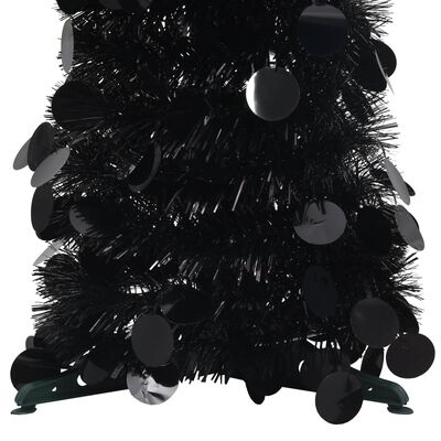 vidaXL Árvore de Natal pop-up artificial 150 cm PET preto