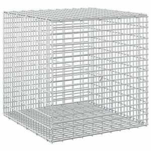 vidaXL Gabione com Fio de 3,5 mm e Malha de 5x2,5 cm 50x50x50 cm