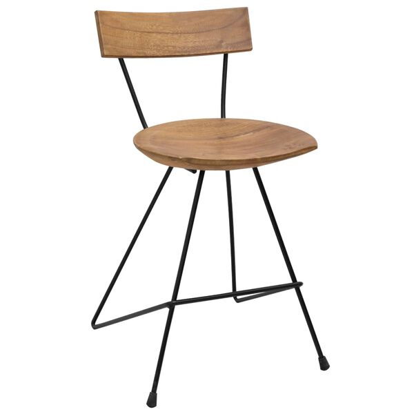 vidaXL Cadeiras de jantar 2 pcs madeira de teca maci&ccedil;a