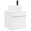 vidaXL Vanidade de Pia de Parede Branco 49 x 44,5 x 65,5 cm