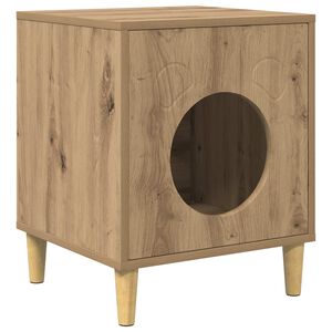 vidaXL Casa para Gatos Carvalho Artesanal 42,5 x 40 x 53 cm