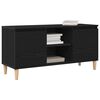 vidaXL Gabinete para TV Carvalho Preto 102 x 35 x 50 cm