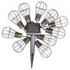 HI Corrente de ilumina&ccedil;&atilde;o solar LED p/ jardim 10 pcs 5,5 cm