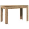 vidaXL Mesa de jantar 120x60x76cm derivados madeira carvalho artisiano
