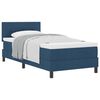vidaXL Cama Box com almofada com cabeceira Azul 80 x 200 cm tecido