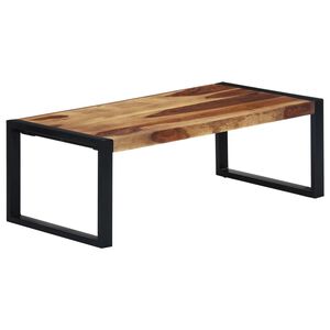vidaXL Mesa de centro 110x60x40 cm madeira de ac&aacute;cia maci&ccedil;a
