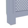 vidaXL Cobertura de radiador 112x19x81,5 cm MDF antracite