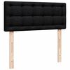 vidaXL Cama boxspring com colch&atilde;o 120x190 cm tecido preto